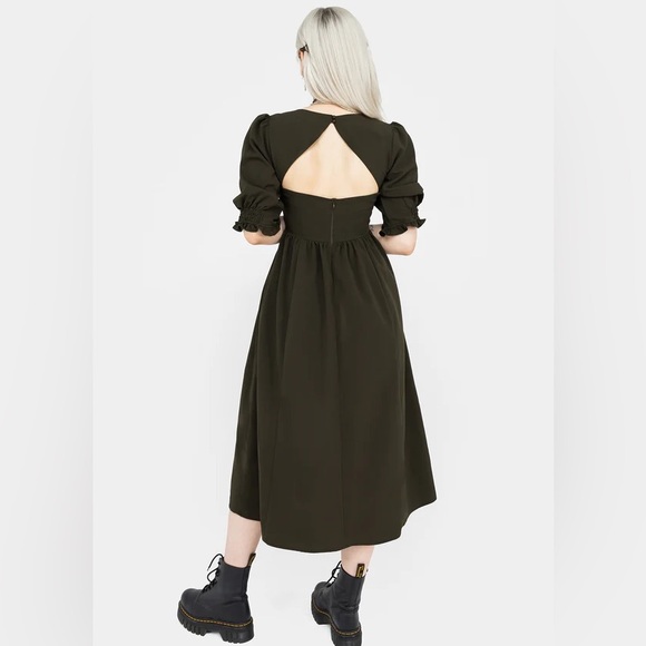 Disturbia Olive Midi Dress - Picture 5 of 12